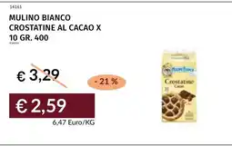 Prezzemolo e Vitale Mulino Bianco Crostatine al cacao offerta