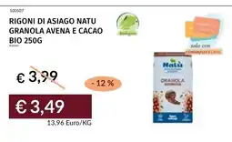 Prezzemolo e Vitale Rigoni di Asiago Natu Granola Avena e Cacao Bio offerta