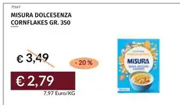 Prezzemolo e Vitale Misura Dolcesenza Cornflakes offerta