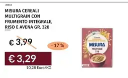 Prezzemolo e Vitale Misura cereali multigrain con frumento integrale, riso e avena offerta