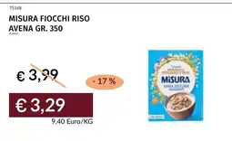Prezzemolo e Vitale Misura fiocchi riso avena offerta
