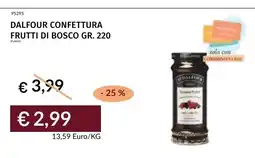 Prezzemolo e Vitale Dalfour confettura frutti di bosco offerta
