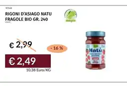 Prezzemolo e Vitale Rigoni d'Asiago Natu Fragole Bio offerta