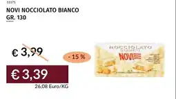Prezzemolo e Vitale Nocciolato bianco Novi offerta