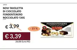 Prezzemolo e Vitale Novi Tavoletta di Cioccolato Fondentenero Nocciolato offerta