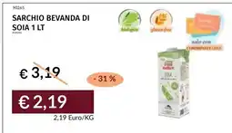 Prezzemolo e Vitale Sarchio bevanda di soia offerta