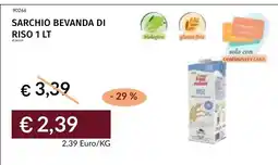 Prezzemolo e Vitale Sarchio bevanda di riso offerta