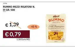 Prezzemolo e Vitale Rummo mezzi rigatoni n. offerta
