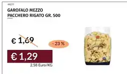 Prezzemolo e Vitale Garofalo Mezzo Pacchero Rigato offerta