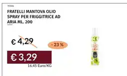 Prezzemolo e Vitale Fratelli Mantova olio spray per friggitrice ad aria offerta