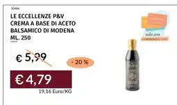 Prezzemolo e Vitale Crema a base di aceto balsamico di Modena offerta