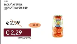 Prezzemolo e Vitale Sacla' acetelli insalatina offerta