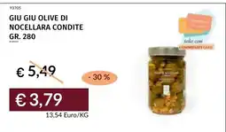 Prezzemolo e Vitale Giu giu olive di nocellara condite offerta
