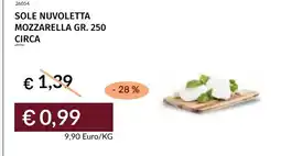 Prezzemolo e Vitale Sole nuvoletta mozzarella offerta
