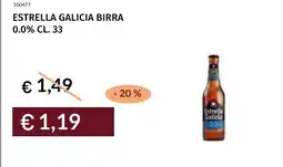 Prezzemolo e Vitale Estrella Galicia birra offerta