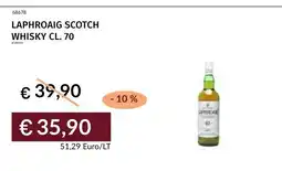 Prezzemolo e Vitale Laphroaig Scotch Whisky offerta
