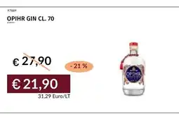 Prezzemolo e Vitale Opihr Gin offerta