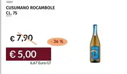 Prezzemolo e Vitale Cusumano Rocambole offerta