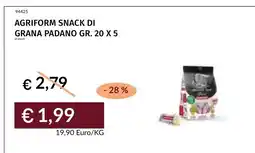 Prezzemolo e Vitale Agriform snack di grana padano offerta