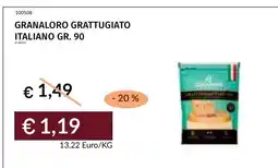 Prezzemolo e Vitale Granoloro grattugiato italiano offerta