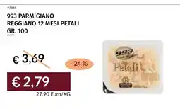 Prezzemolo e Vitale 993 Parmigiano Reggiano 12 mesi petali offerta