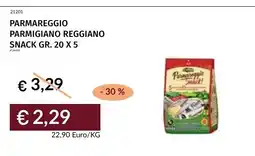 Prezzemolo e Vitale Parmareggio Parmigiano Reggiano Snack offerta