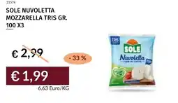 Prezzemolo e Vitale Sole nuvoletta mozzarella offerta