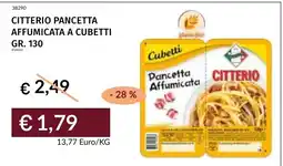 Prezzemolo e Vitale Citterio Pancetta Affumicata a Cubetti offerta