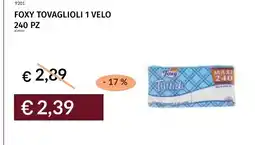 Prezzemolo e Vitale Foxy tovaglioli 1 velo offerta