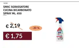 Prezzemolo e Vitale Smac sgrassatore cucina bicarbonato offerta