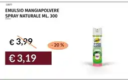 Prezzemolo e Vitale Emulsio mangiapolvere spray naturale offerta