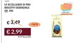 Prezzemolo e Vitale Biscotti essenziale P&V offerta