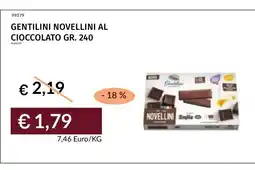 Prezzemolo e Vitale Gentilini Novellini al cioccolato offerta