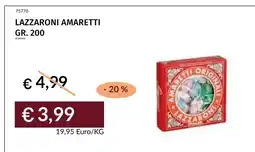 Prezzemolo e Vitale Lazzaroni amaretti offerta