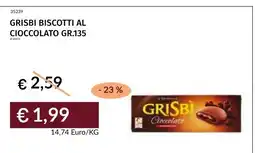 Prezzemolo e Vitale Grisbi biscotti al cioccolato offerta