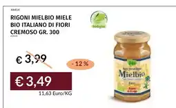 Prezzemolo e Vitale Rigoni Mielbio miele bio italiano di fiori cremoso offerta