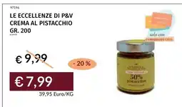 Prezzemolo e Vitale Crema al pistacchio offerta