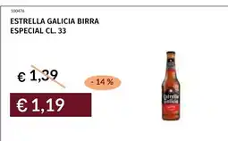 Prezzemolo e Vitale Estrella Galicia birra offerta