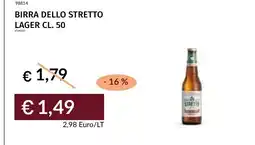 Prezzemolo e Vitale Birra dello Stretto Lager offerta