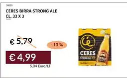 Prezzemolo e Vitale Ceres birra strong ale offerta