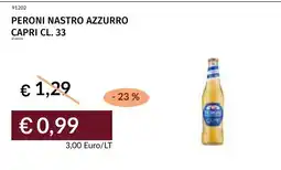 Prezzemolo e Vitale Peroni Nastro Azzurro Capri offerta