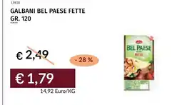 Prezzemolo e Vitale Galbani Bel Paese fette offerta