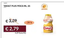 Prezzemolo e Vitale Yakult Plus Pesca offerta