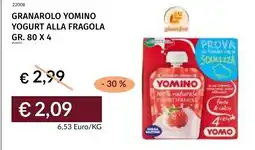 Prezzemolo e Vitale Granarolo Yomino Yogurt alla fragola offerta