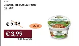 Prezzemolo e Vitale Granterre mascarpone offerta