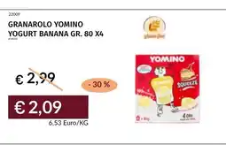 Prezzemolo e Vitale Granarolo Yomino Yogurt Banana offerta