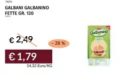 Prezzemolo e Vitale Galbanino fette offerta