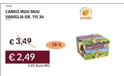 Prezzemolo e Vitale Cameo muu muu vaniglia offerta