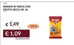 Prezzemolo e Vitale Biraghi Bi-Snack con frutta secca offerta