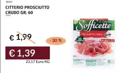 Prezzemolo e Vitale Sofficette Prosciutto Crudo Citterio offerta